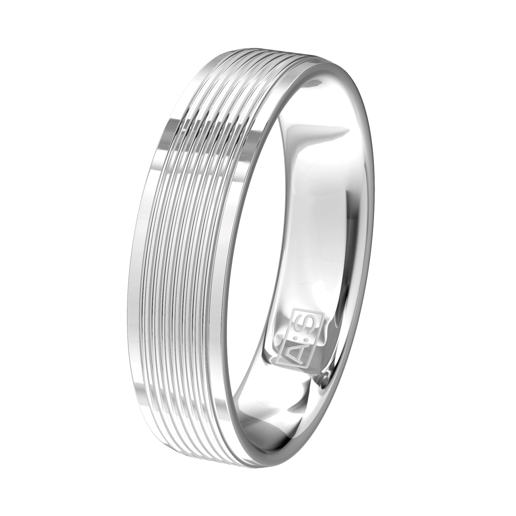 Deze ring is door onze goudsmeden voorzien van hele subtiele bewerkingen. De ronde binnenkant zorgt voor een heerlijk draagcomfort.