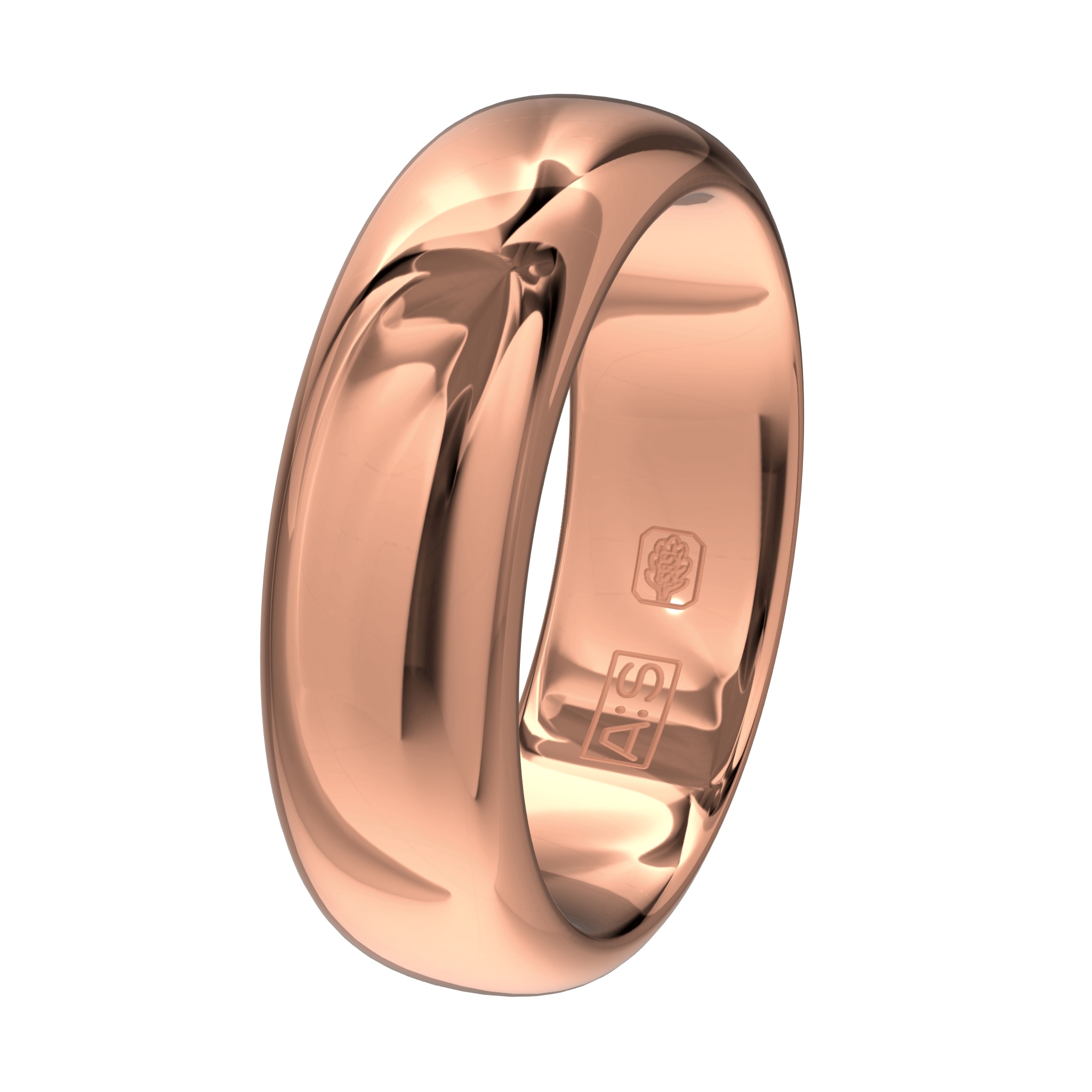 Deze chique ring heeft een bolle buitenkant en is voorzien van een lichte bolle binnenkant, waardoor je nauwelijks merkt dat je een ring om hebt. Als je voor een hoog draagcomfort gaat is dit jouw model!