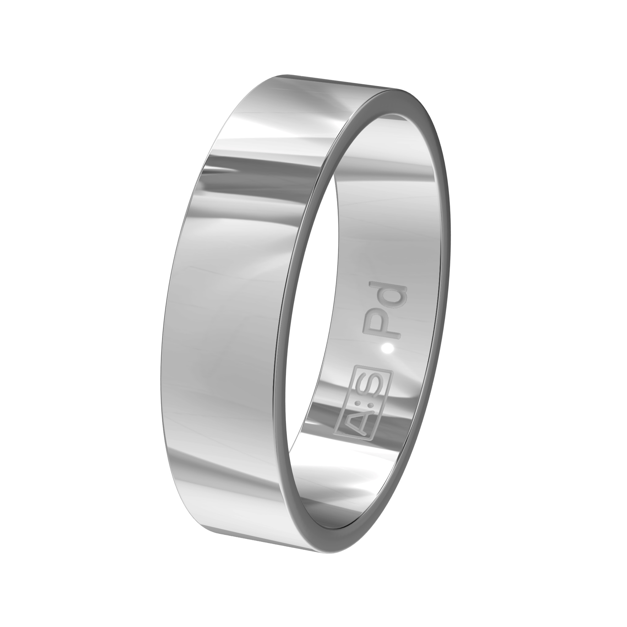 Ben je op zoek naar een recht model dan is dit jouw palladium ring! De vlakke buitenkant gaat naadloos over naar de rechte zijkanten en vervolgens naar de vlakke binnenkant. Deze combinatie zorgt voor een heel moderne look!