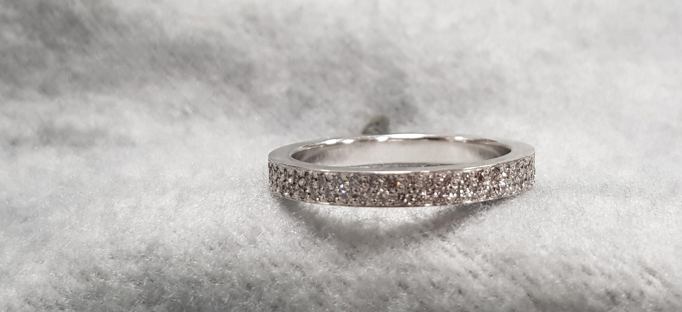 Witgouden Ring Met Briljanten