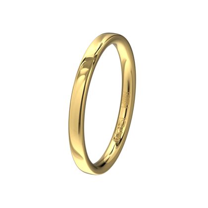 Met deze fraaie, iets bredere en dikkere, geelgouden aanschuifring kun je je memoire- of solitairring uitbreiden tot een prachtig sieraad!