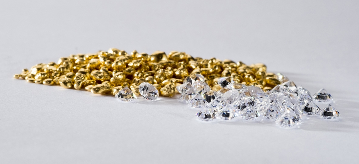 Goud en diamanten