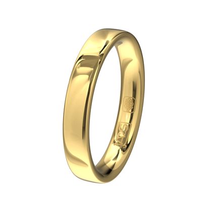 Een prachtige klassieke geelgouden herenring! Een ring die past bij haar schitterende Memoire- of Solitaire ring.