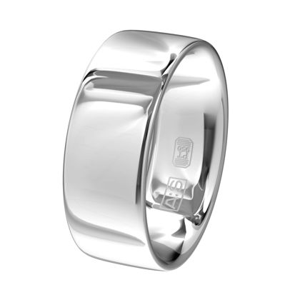 Dit is de tijdloze topper van Aller Spanninga! Een ring met een licht bolle bovenzijde en een bolle binnenzijde, dit zorgt voor maximaal draagcomfort!