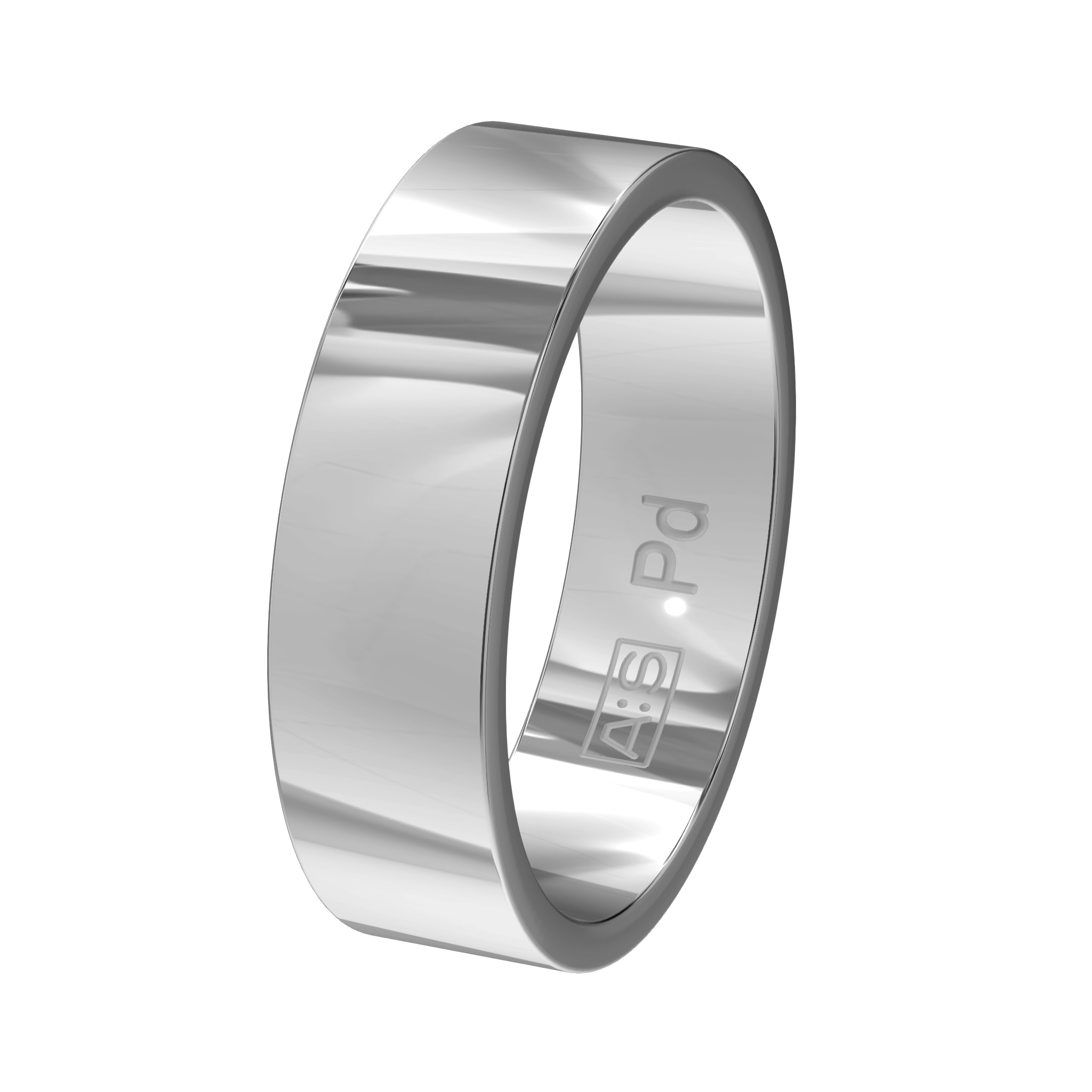 Ben je op zoek naar een recht model dan is dit jouw palladium ring! De vlakke buitenkant gaat naadloos over naar de rechte zijkanten en vervolgens naar de vlakke binnenkant. Deze combinatie zorgt voor een heel moderne look!