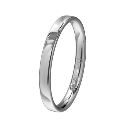 Dit is de tijdloze topper van Aller Spanninga! Een ring met een licht bolle bovenzijde en een bolle binnenzijde, dit zorgt voor maximaal draagcomfort!