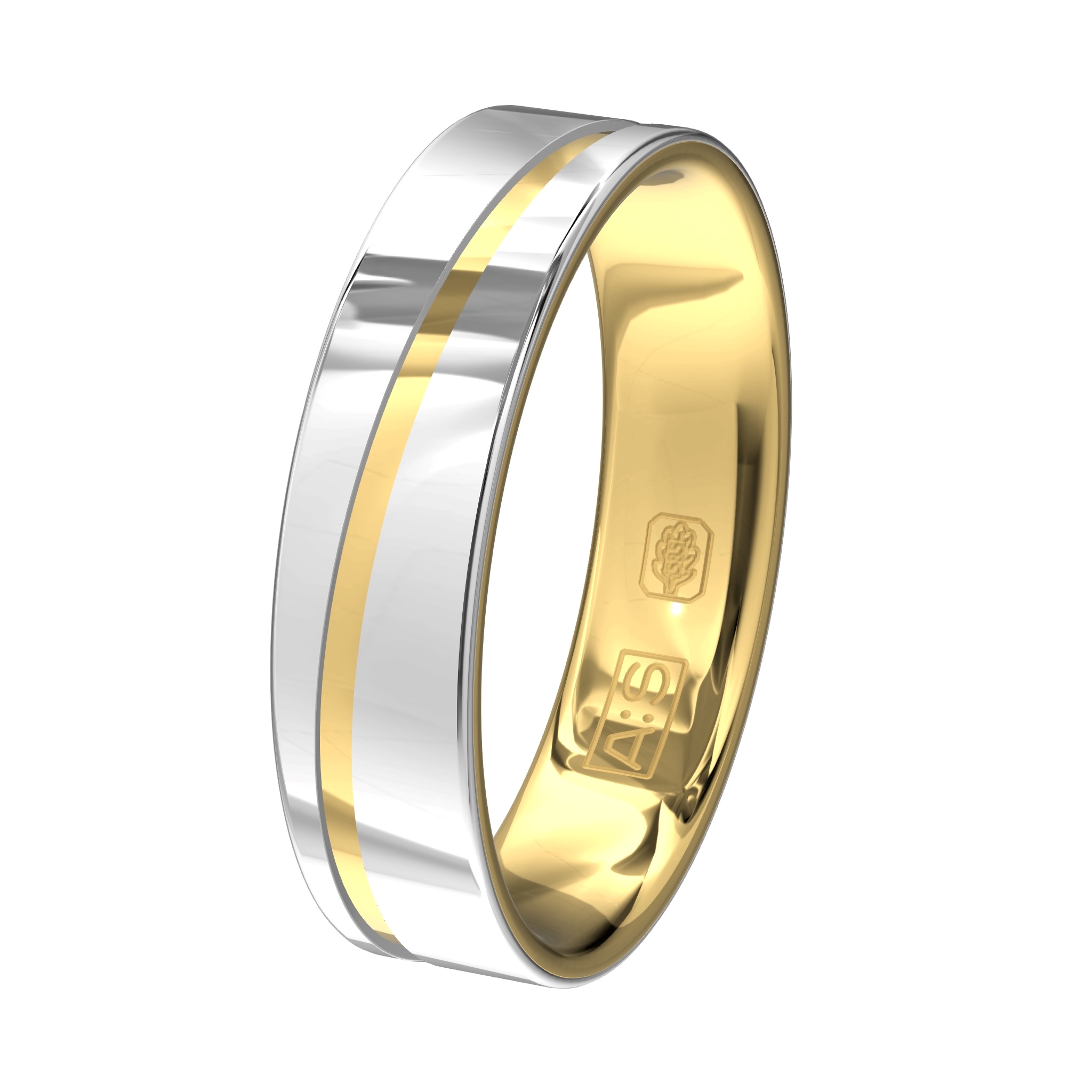 Een prachtige kleurencombinatie voor jullie stralende dag! Dat is deze fraaie meerkleurige ring!