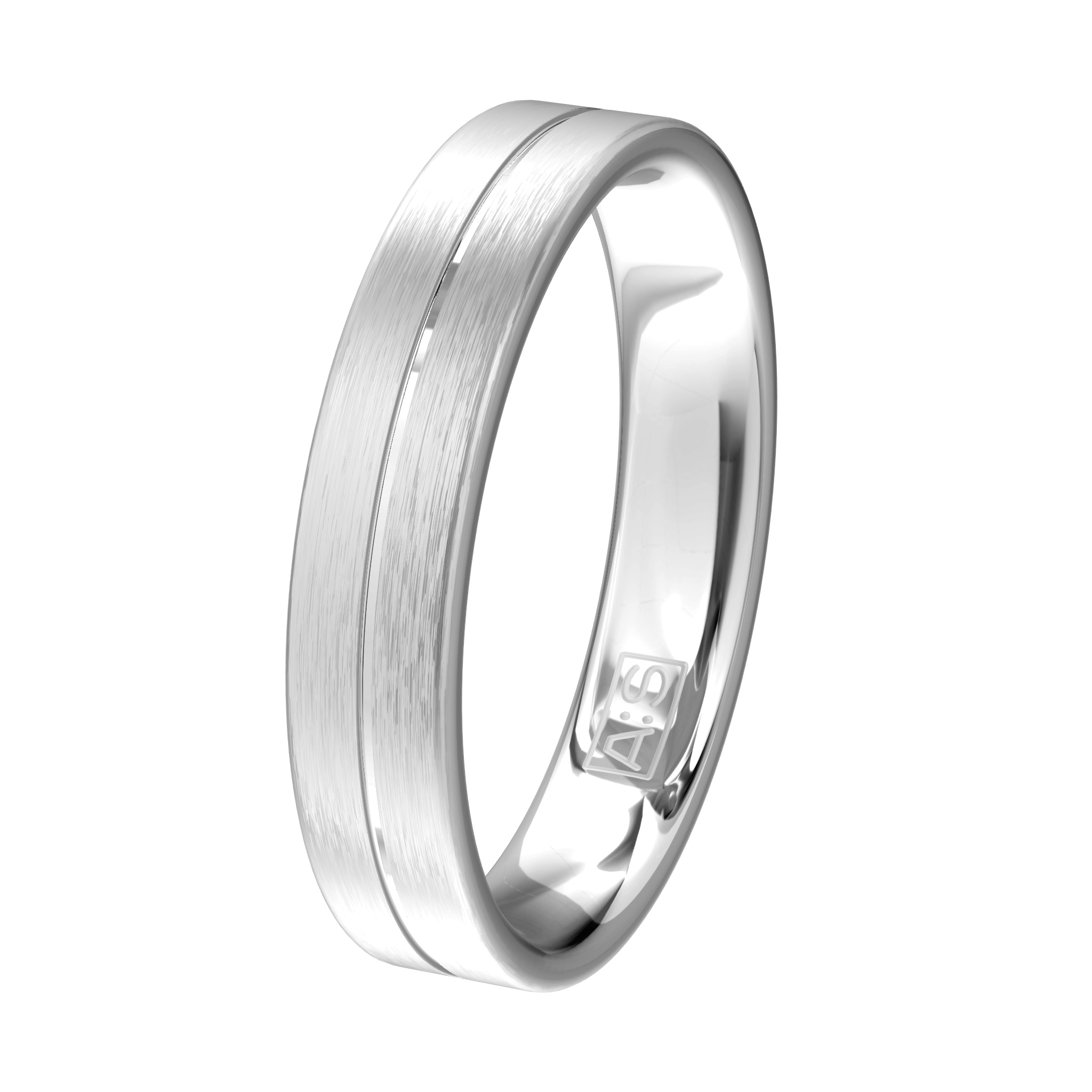 Deze ring past bij jou: eenvoudig vormgegeven maar heel elegant. De ronde binnenkant zorgt voor een heerlijk draagcomfort!