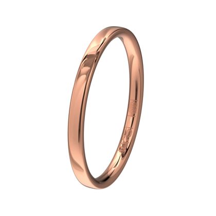 Dit is de tijdloze topper van Aller Spanninga! Een ring met een licht bolle bovenzijde en een bolle binnenzijde, dit zorgt voor maximaal draagcomfort!