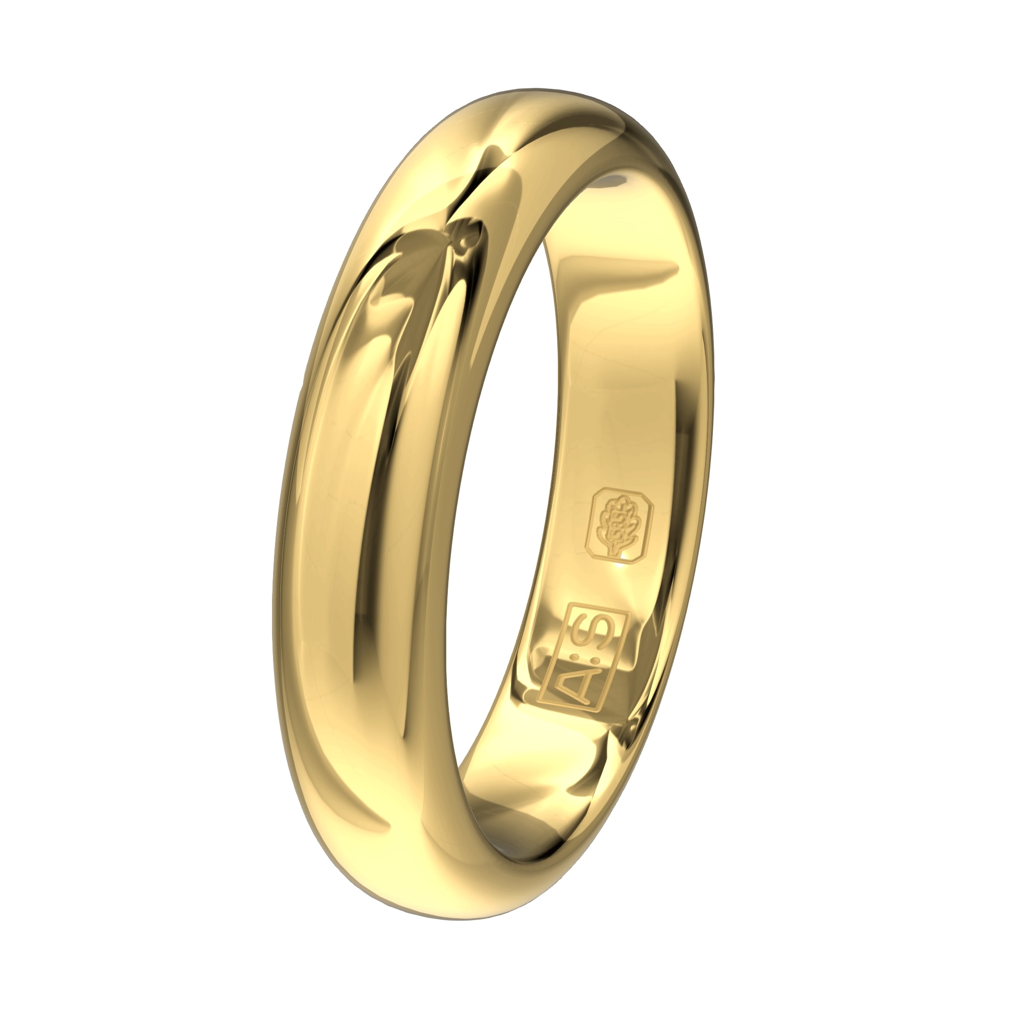 Deze chique ring heeft een bolle buitenkant en is voorzien van een lichte bolle binnenkant, waardoor je nauwelijks merkt dat je een ring om hebt. Als je voor een hoog draagcomfort gaat is dit jouw model!