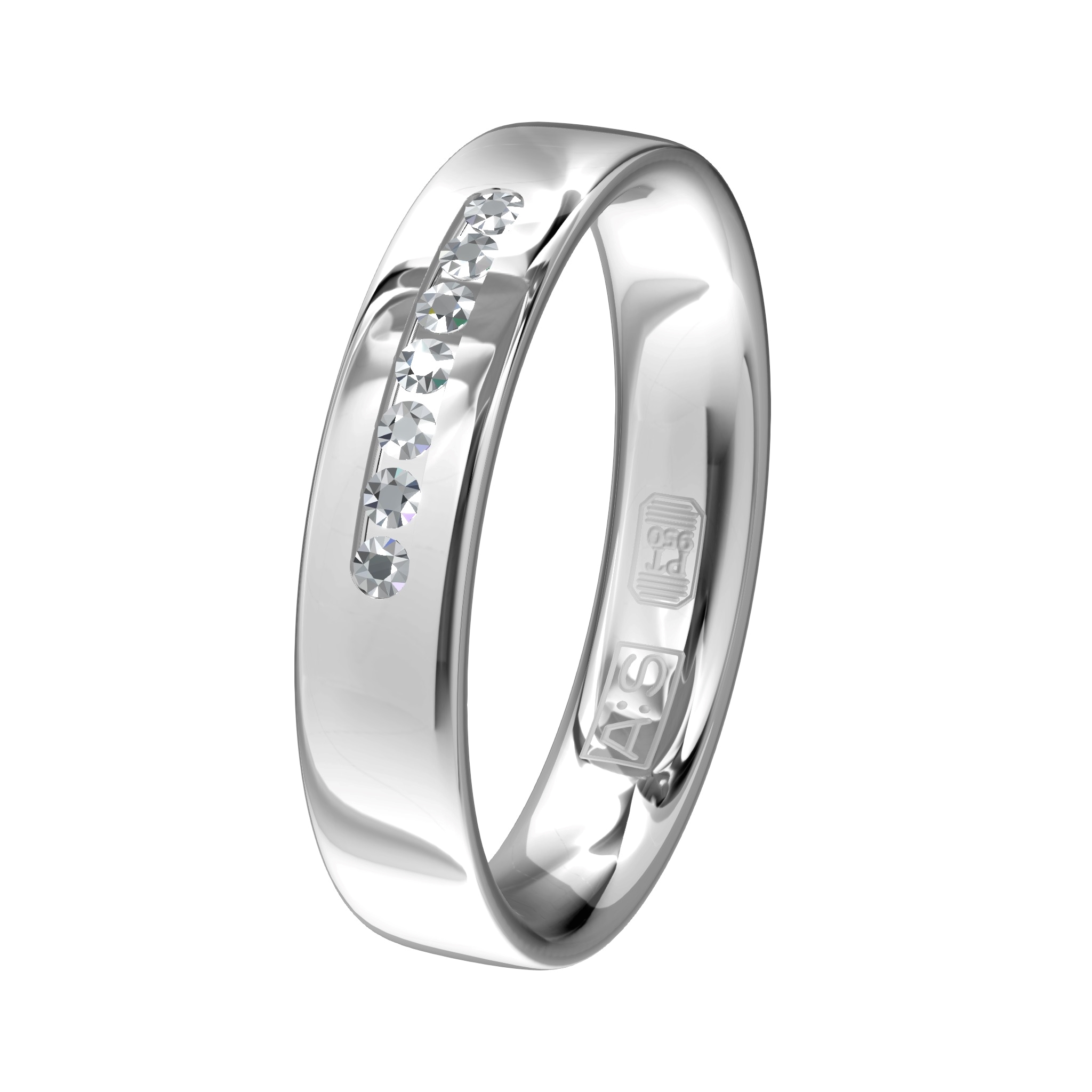 Dit is de tijdloze topper van Aller Spanninga! Een ring met een licht bolle bovenzijde en een bolle binnenzijde, dit zorgt voor maximaal draagcomfort!