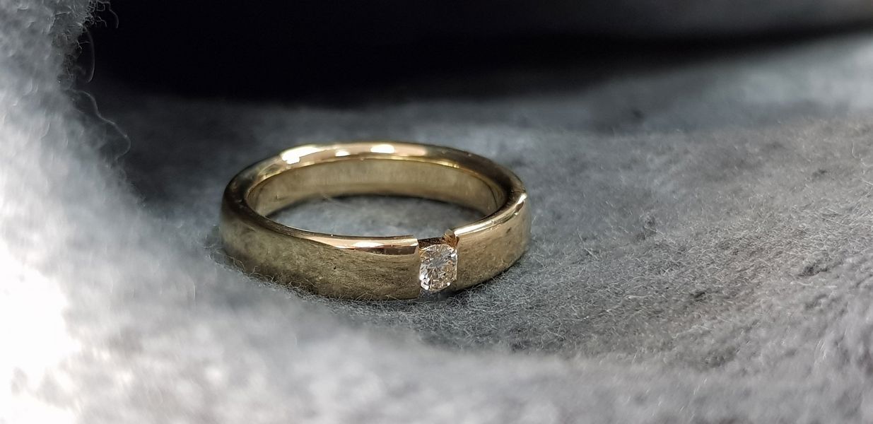 Ring met spanzetting
