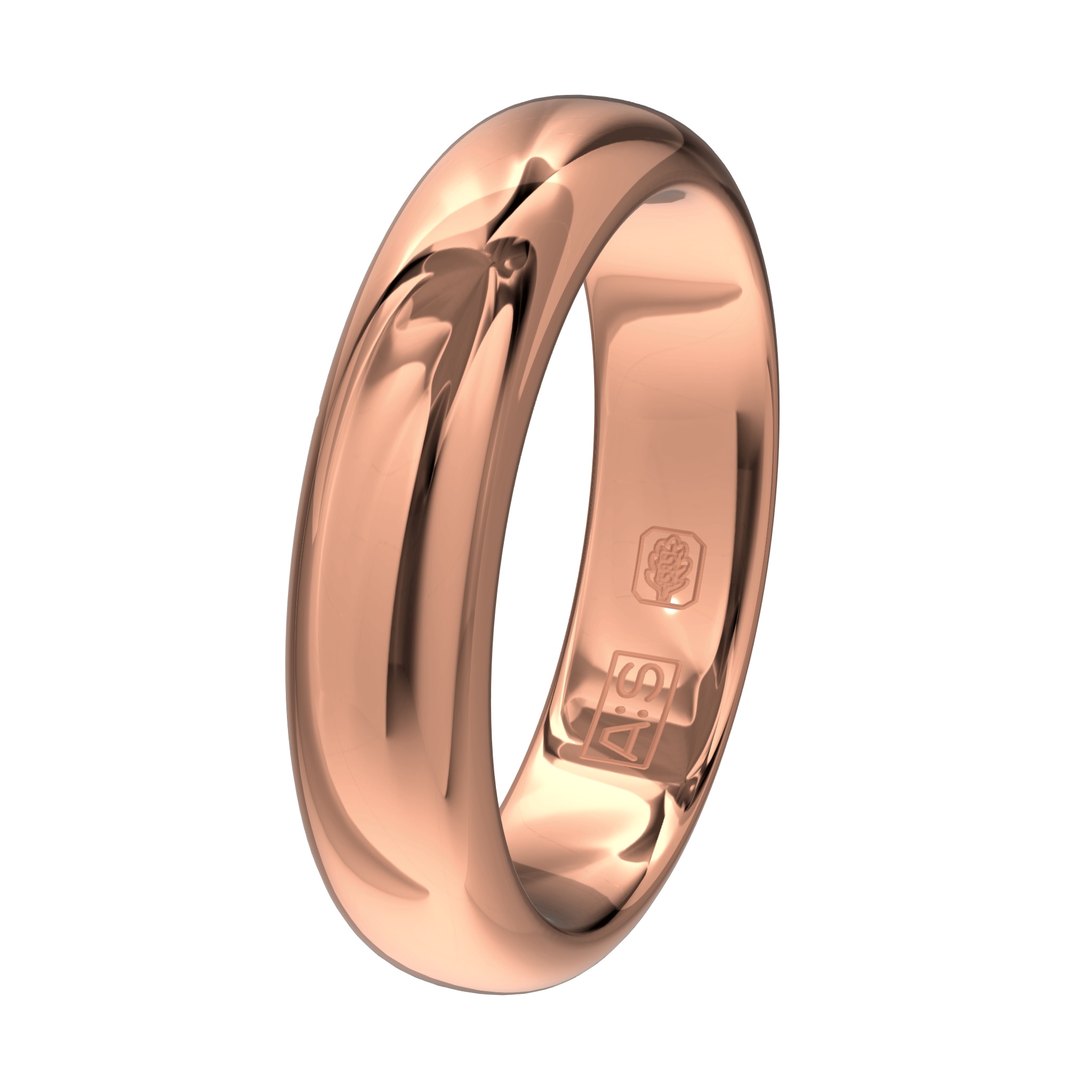 Deze chique ring heeft een bolle buitenkant en is voorzien van een lichte bolle binnenkant, waardoor je nauwelijks merkt dat je een ring om hebt. Als je voor een hoog draagcomfort gaat is dit jouw model!