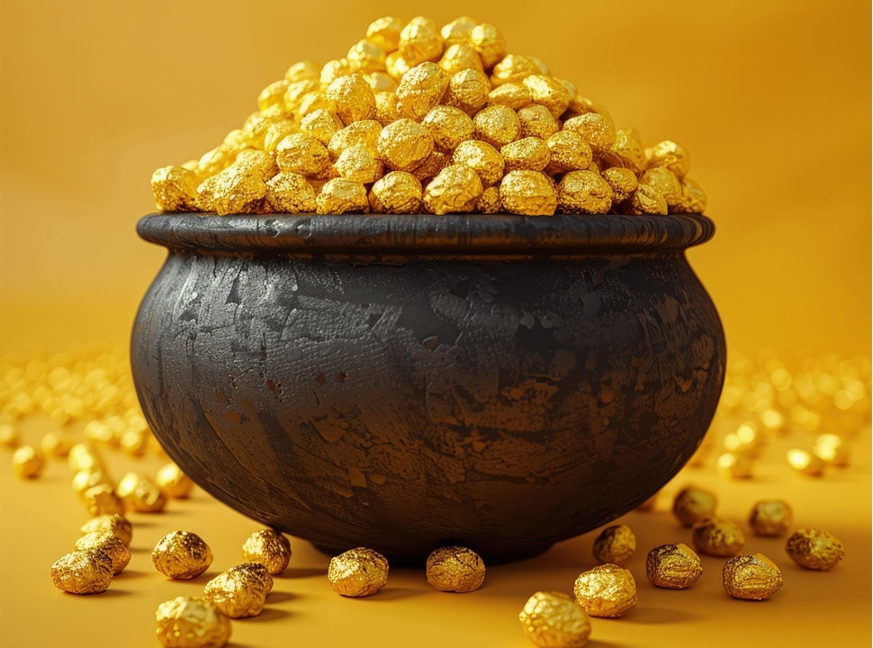 Pot met goud