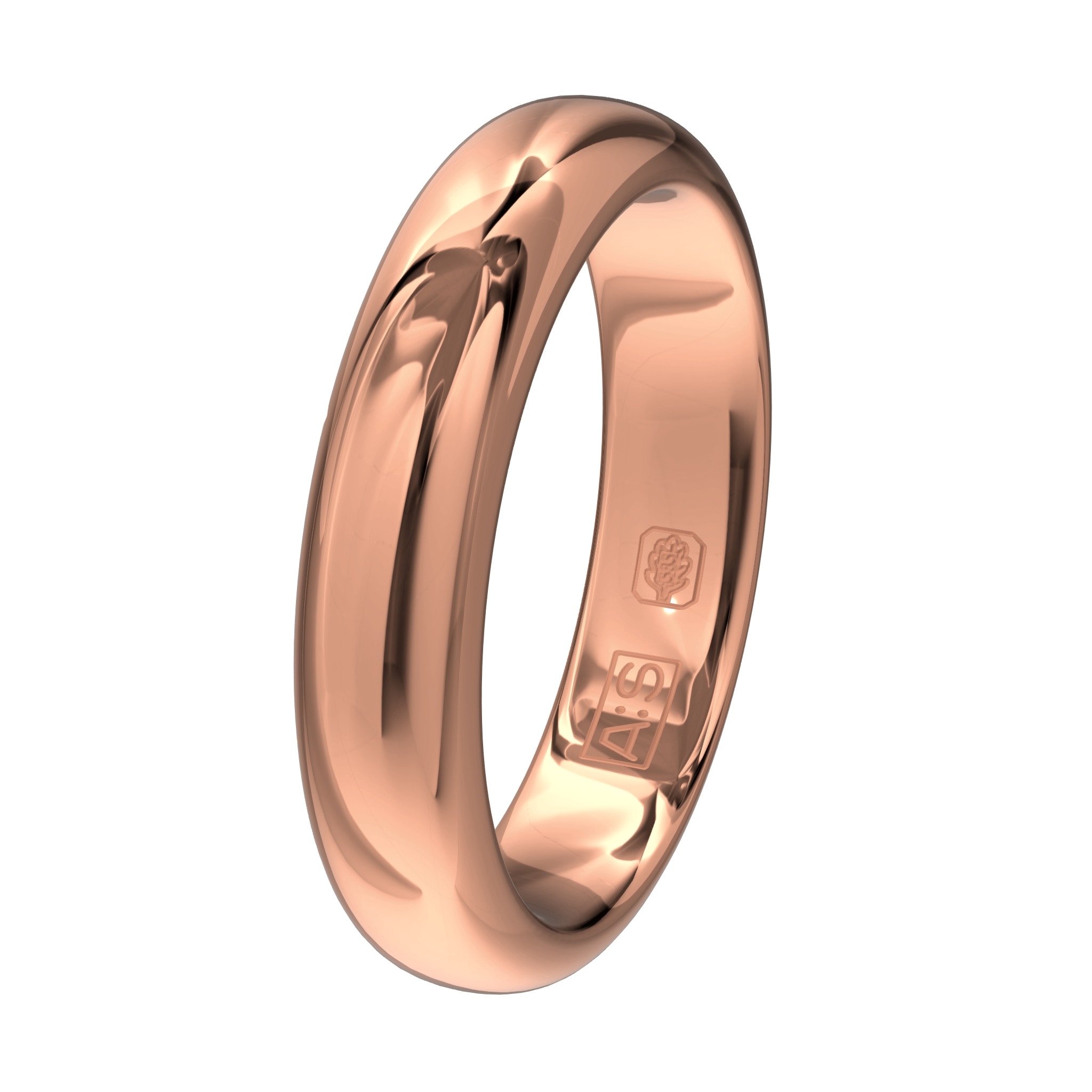 Deze chique ring heeft een bolle buitenkant en is voorzien van een lichte bolle binnenkant, waardoor je nauwelijks merkt dat je een ring om hebt. Als je voor een hoog draagcomfort gaat is dit jouw model!