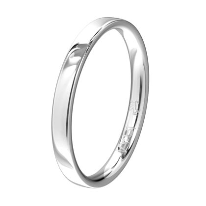 Dit is de tijdloze topper van Aller Spanninga! Een ring met een licht bolle bovenzijde en een bolle binnenzijde, dit zorgt voor maximaal draagcomfort!
