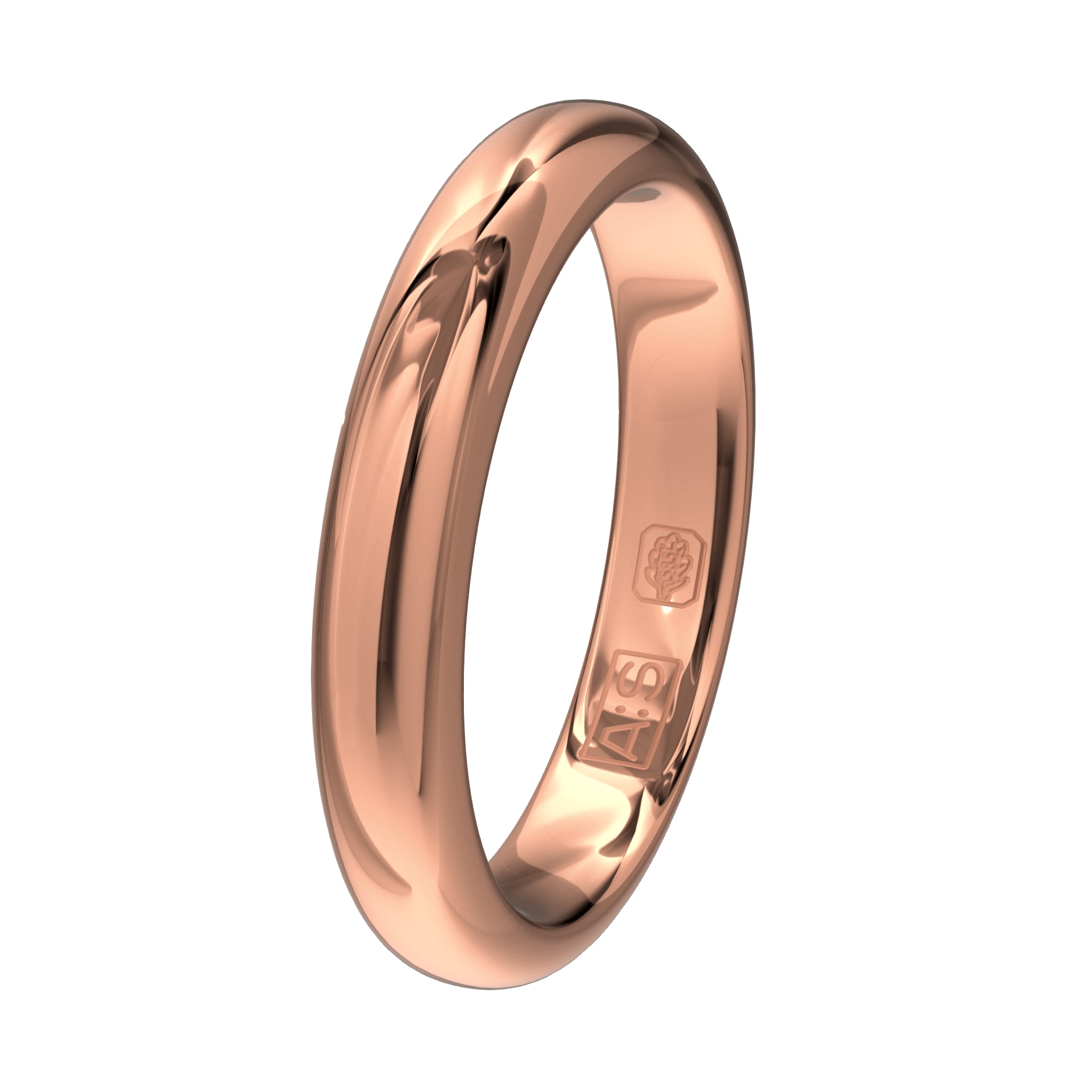 Deze chique ring heeft een bolle buitenkant en is voorzien van een lichte bolle binnenkant, waardoor je nauwelijks merkt dat je een ring om hebt. Als je voor een hoog draagcomfort gaat is dit jouw model!