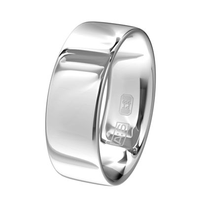 Dit is de tijdloze topper van Aller Spanninga! Een ring met een licht bolle bovenzijde en een bolle binnenzijde, dit zorgt voor maximaal draagcomfort!