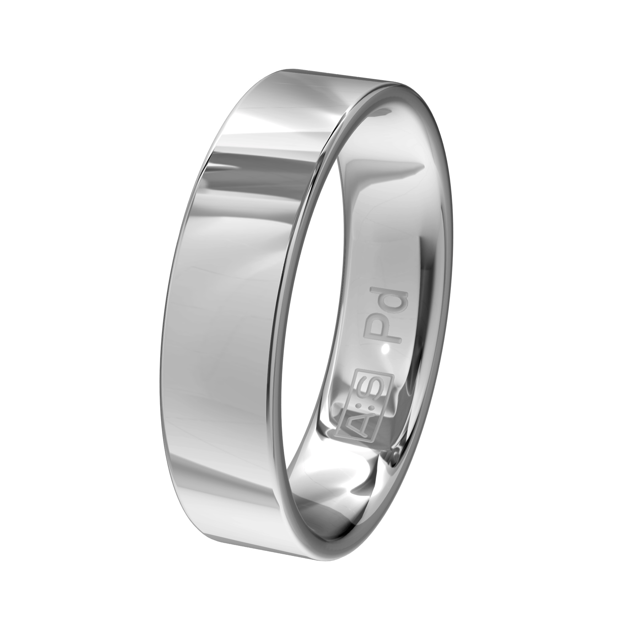 Deze prachtige ring heeft door de vlakke buitenkant een moderne uitstraling. Omdat de subtiel aflopende zijkanten geleidelijk overgaan naar een ronde binnenkant zorgt dit voor een heerlijk draagcomfort!