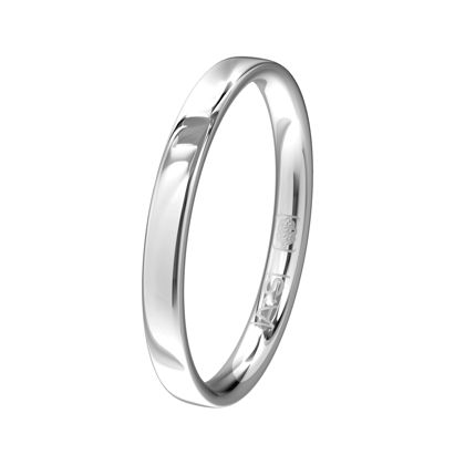 Dit is de tijdloze topper van Aller Spanninga! Een ring met een licht bolle bovenzijde en een bolle binnenzijde, dit zorgt voor maximaal draagcomfort!