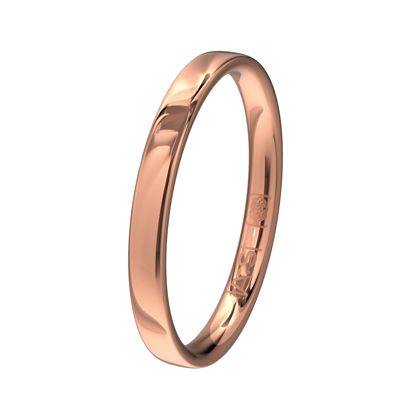 Dit is de tijdloze topper van Aller Spanninga! Een ring met een licht bolle bovenzijde en een bolle binnenzijde, dit zorgt voor maximaal draagcomfort!