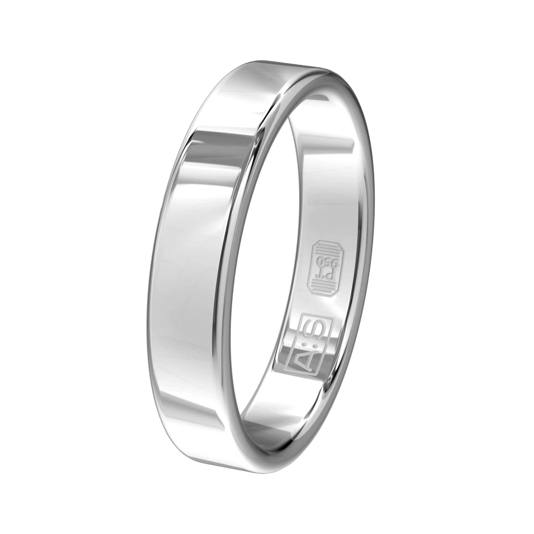 De ronde zijkanten geven deze ring een unieke look. Deze look wordt versterkt door de vlakke buiten- en binnenkant. Zo krijg je een waar juweeltje!