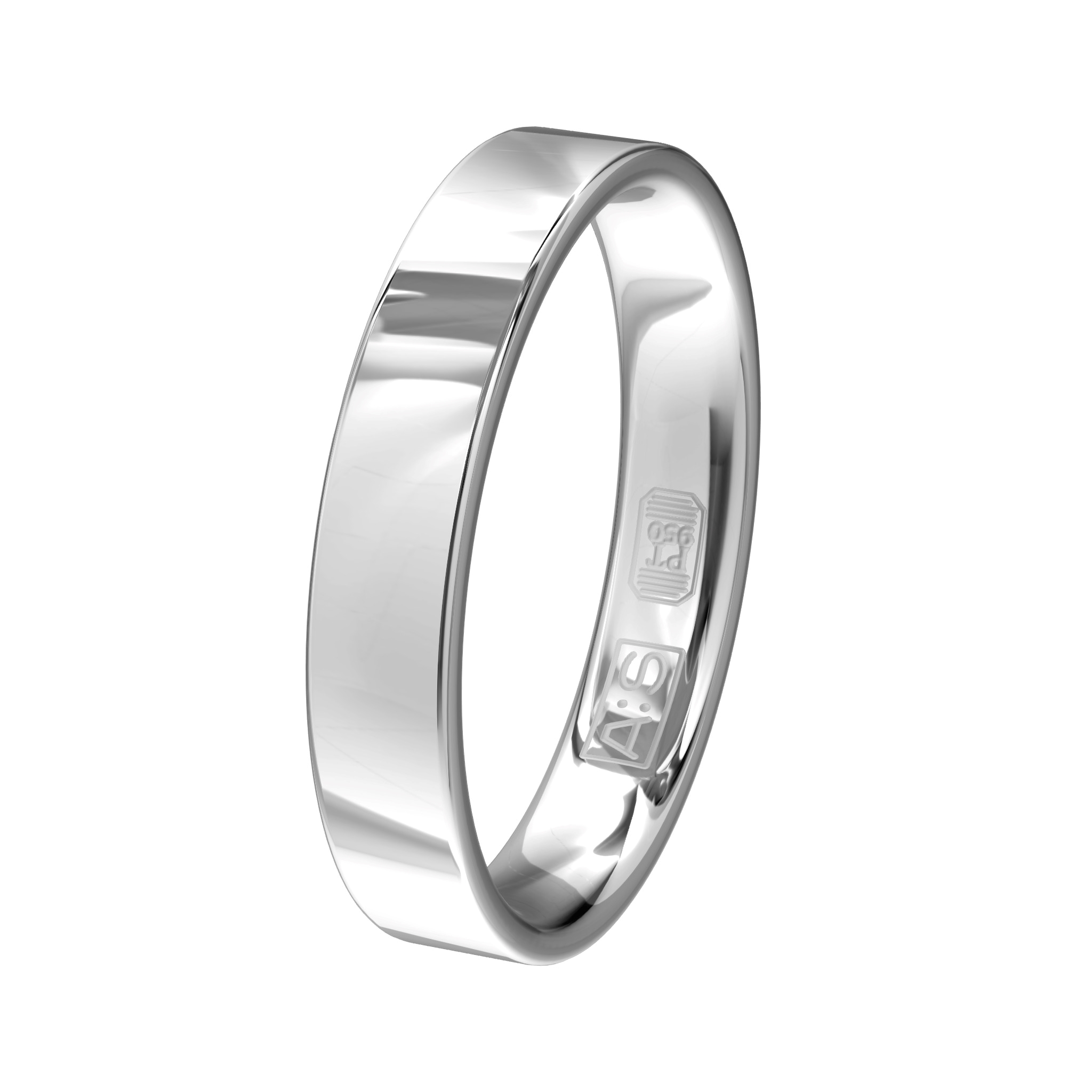 Deze prachtige ring heeft door de vlakke buitenkant een moderne uitstraling. Omdat de subtiel aflopende zijkanten geleidelijk overgaan naar een ronde binnenkant zorgt dit voor een heerlijk draagcomfort!