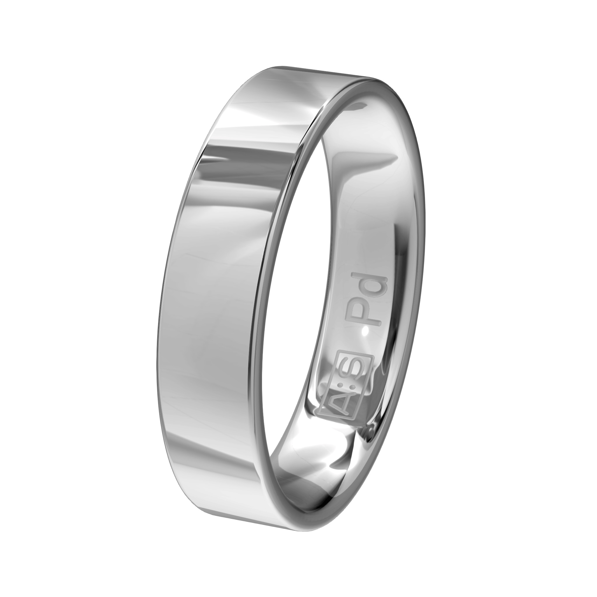 Deze prachtige ring heeft door de vlakke buitenkant een moderne uitstraling. Omdat de subtiel aflopende zijkanten geleidelijk overgaan naar een ronde binnenkant zorgt dit voor een heerlijk draagcomfort!