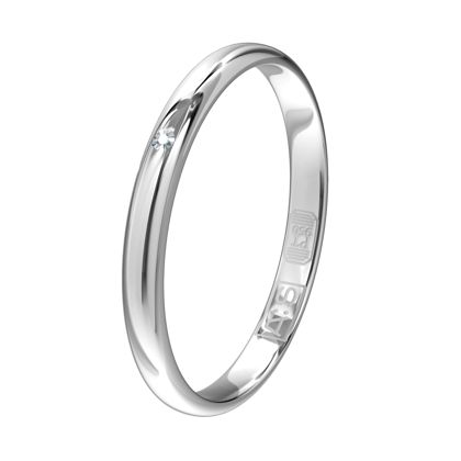 Deze gladde ring is sierlijk en licht in gewicht. De bolle buitenkant en ronde binnenkant geeft deze ring een tijdloze uitstraling.