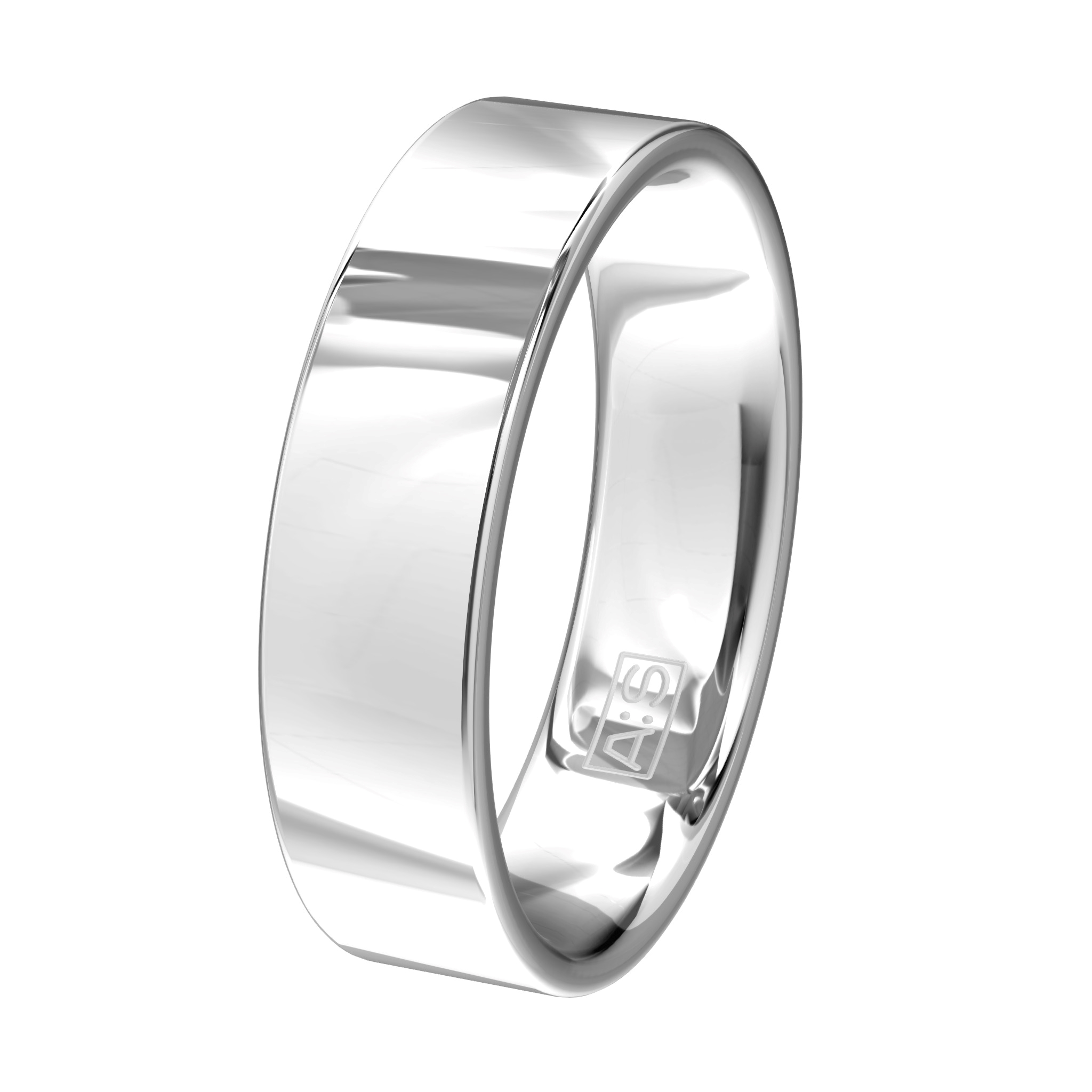 Een mooie brede ringenset waarin in de damesring een briljant is gezet. Deze ringen worden gemaakt in zilver.