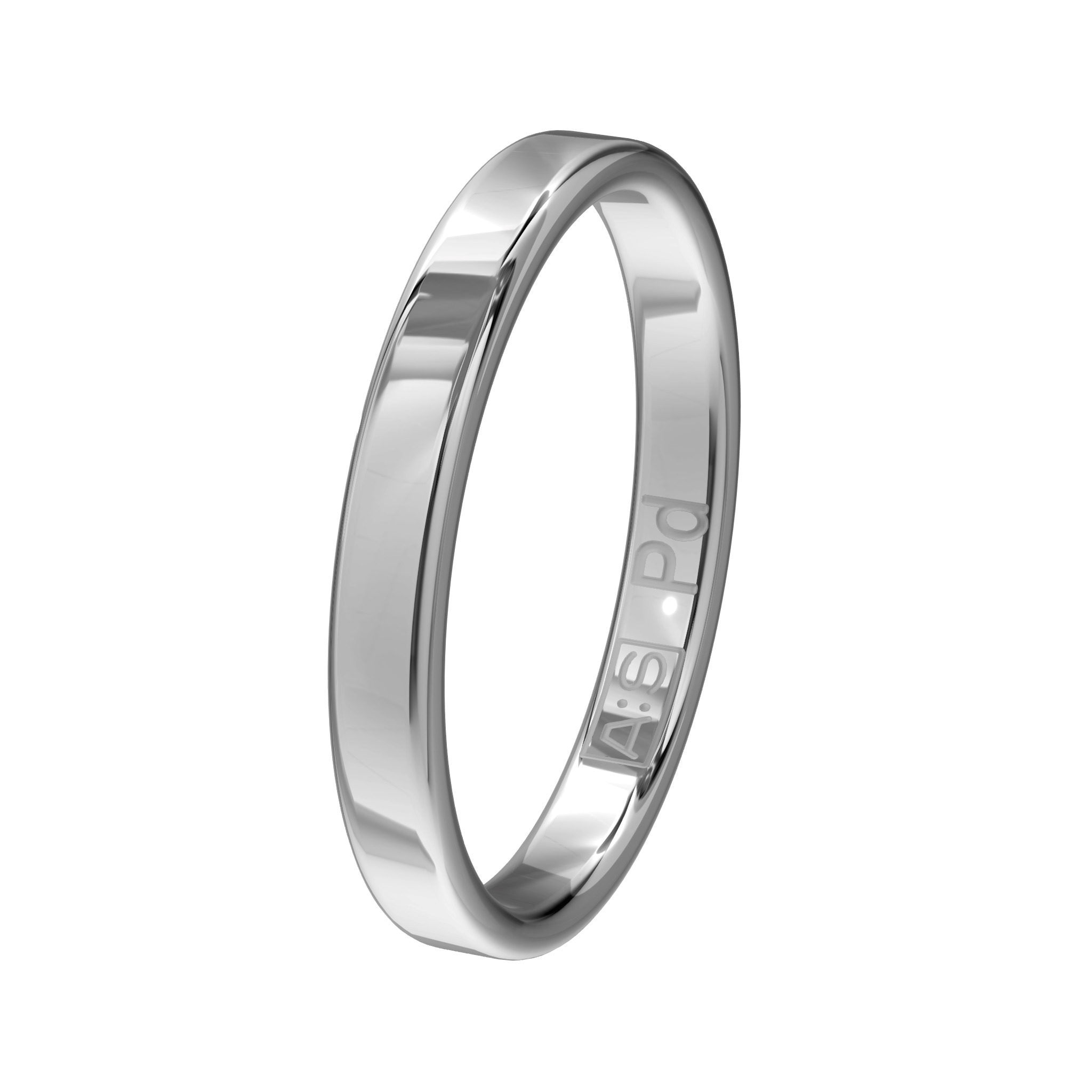 De ronde zijkanten geeft deze ring een unieke look. Deze look wordt nog eens versterkt omdat onze goudsmeden dit model zowel van een vlakke buiten- als binnenkant hebben voorzien. Zo krijg je een waar juweeltje!