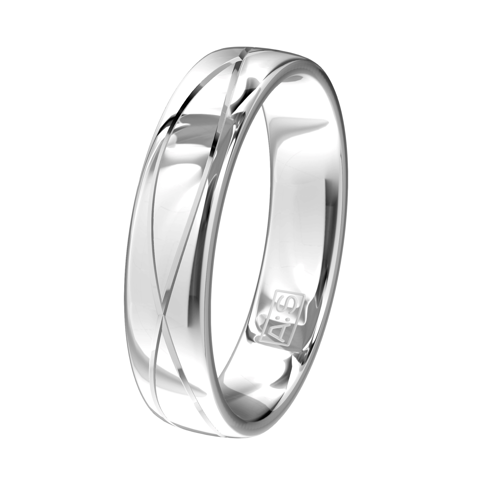 Deze ringen vallen op door prachtige lijnen en zijn stoere eenvoud. De damesring wordt uitgevoerd met 3 briljanten. Beide ringen worden gemaakt in zilver.