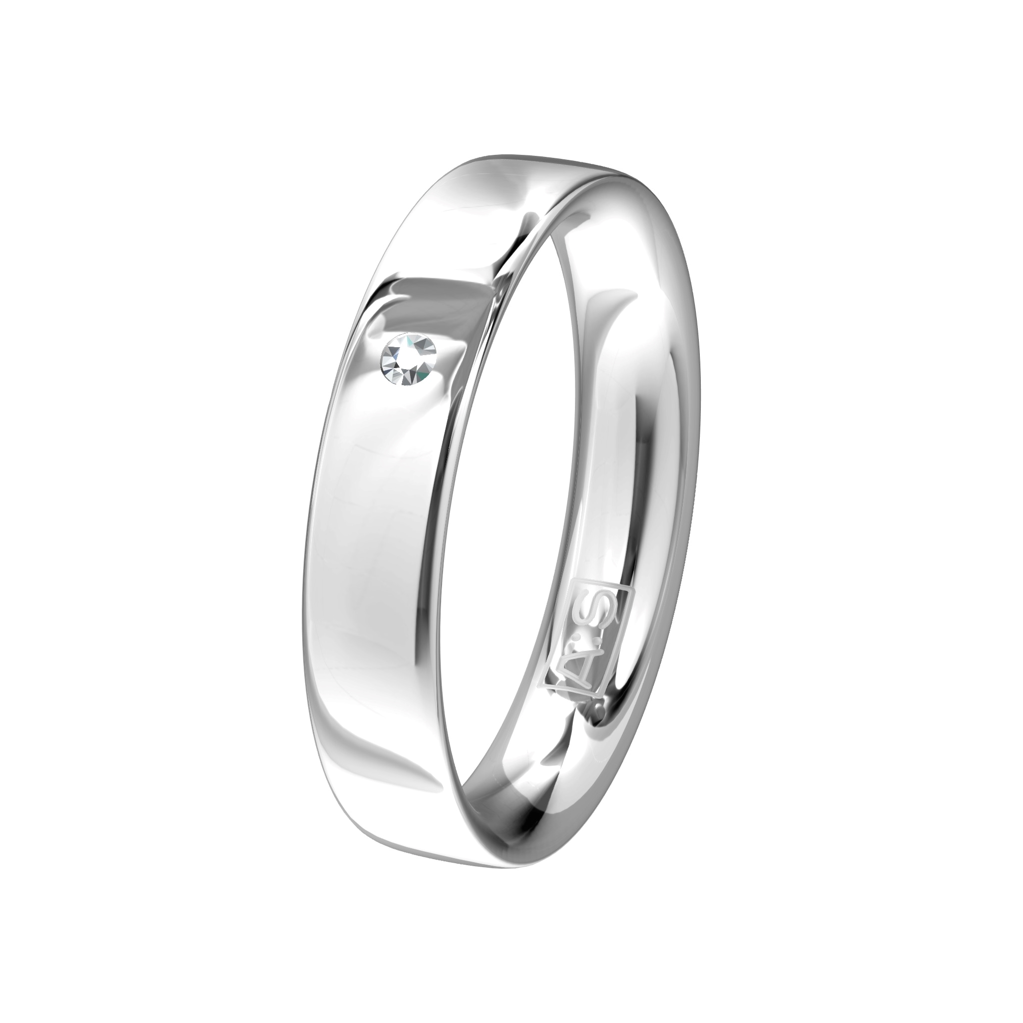 Deze ring is heel chique vormgegeven. De briljant maakt deze ring tot een echte eyecatcher waarmee je gezien mag worden!