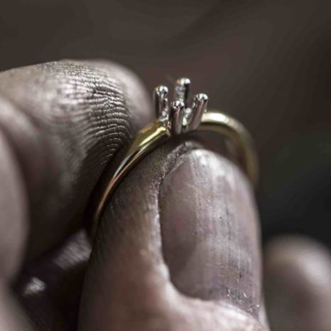 Solitairring Zonder Briljant