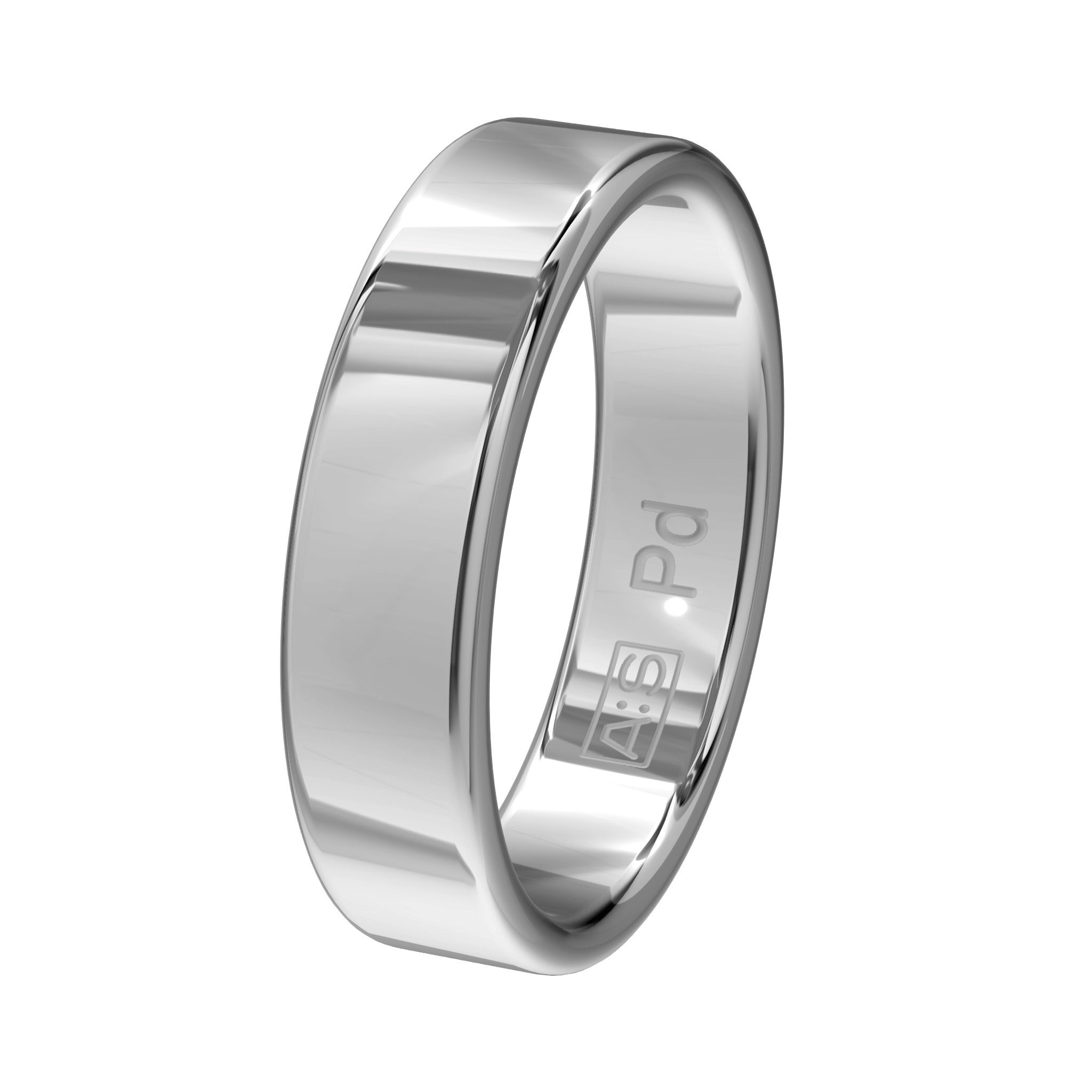 De ronde zijkanten geeft deze ring een unieke look. Deze look wordt nog eens versterkt omdat onze goudsmeden dit model zowel van een vlakke buiten- als binnenkant hebben voorzien. Zo krijg je een waar juweeltje!