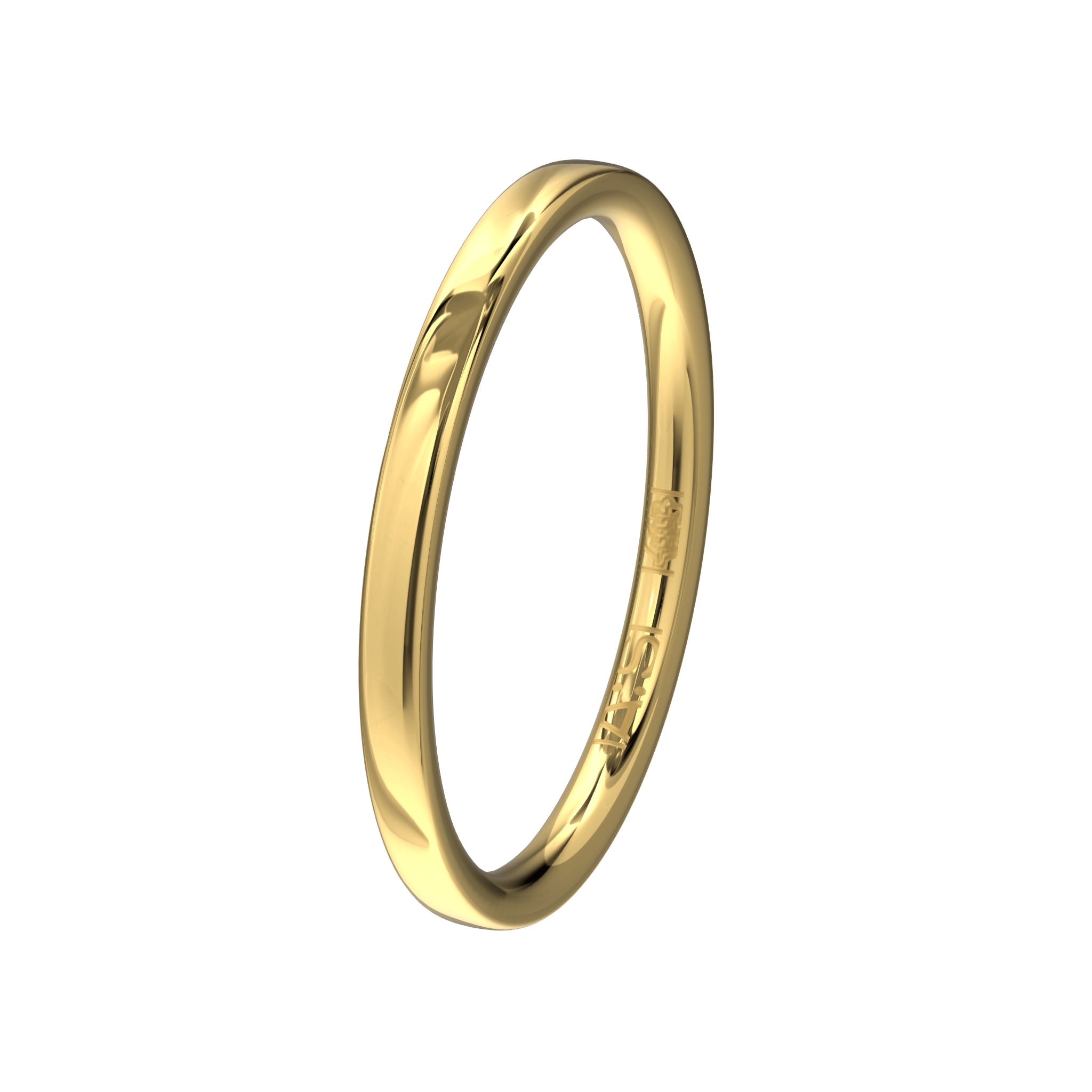 Met deze fraaie geelgouden aanschuifring kan je je memoire- of solitairring uitbreiden tot een prachtig sieraad!