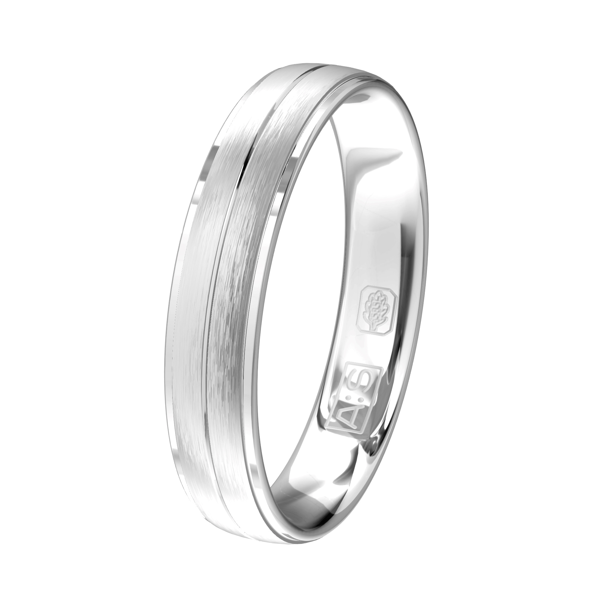 Made with love' deze witgouden trouwring. Speciaal voor jou, gemaakt door ons!