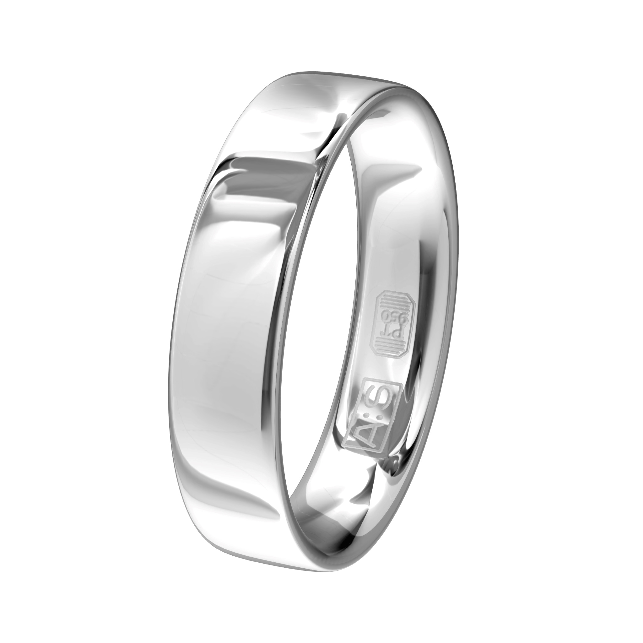 Dit is de tijdloze topper van Aller Spanninga! Een ring met een licht bolle bovenzijde en een bolle binnenzijde, dit zorgt voor maximaal draagcomfort!