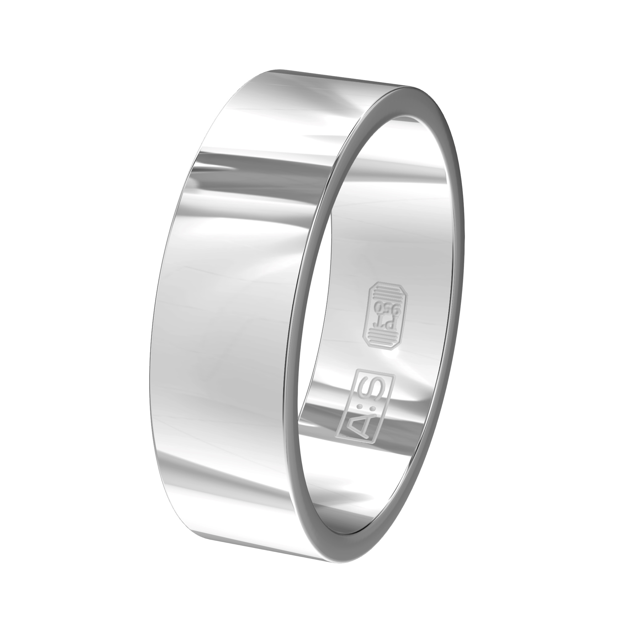 Ben je op zoek naar een recht model dan is dit jouw ring! De vlakke buitenkant gaat naadloos over naar de rechte zijkanten en vervolgens naar de vlakke binnenkant. Deze combinatie zorgt voor een heel moderne look!