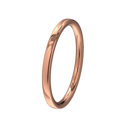 Met deze fraaie rosegouden aanschuifring kan je je memoire- of solitairring uitbreiden tot een prachtig sieraad!