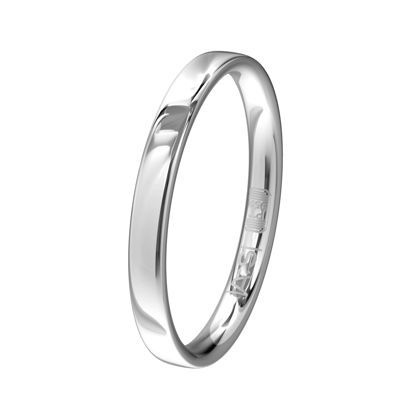 Dit is de tijdloze topper van Aller Spanninga! Een ring met een licht bolle bovenzijde en een bolle binnenzijde, dit zorgt voor maximaal draagcomfort!