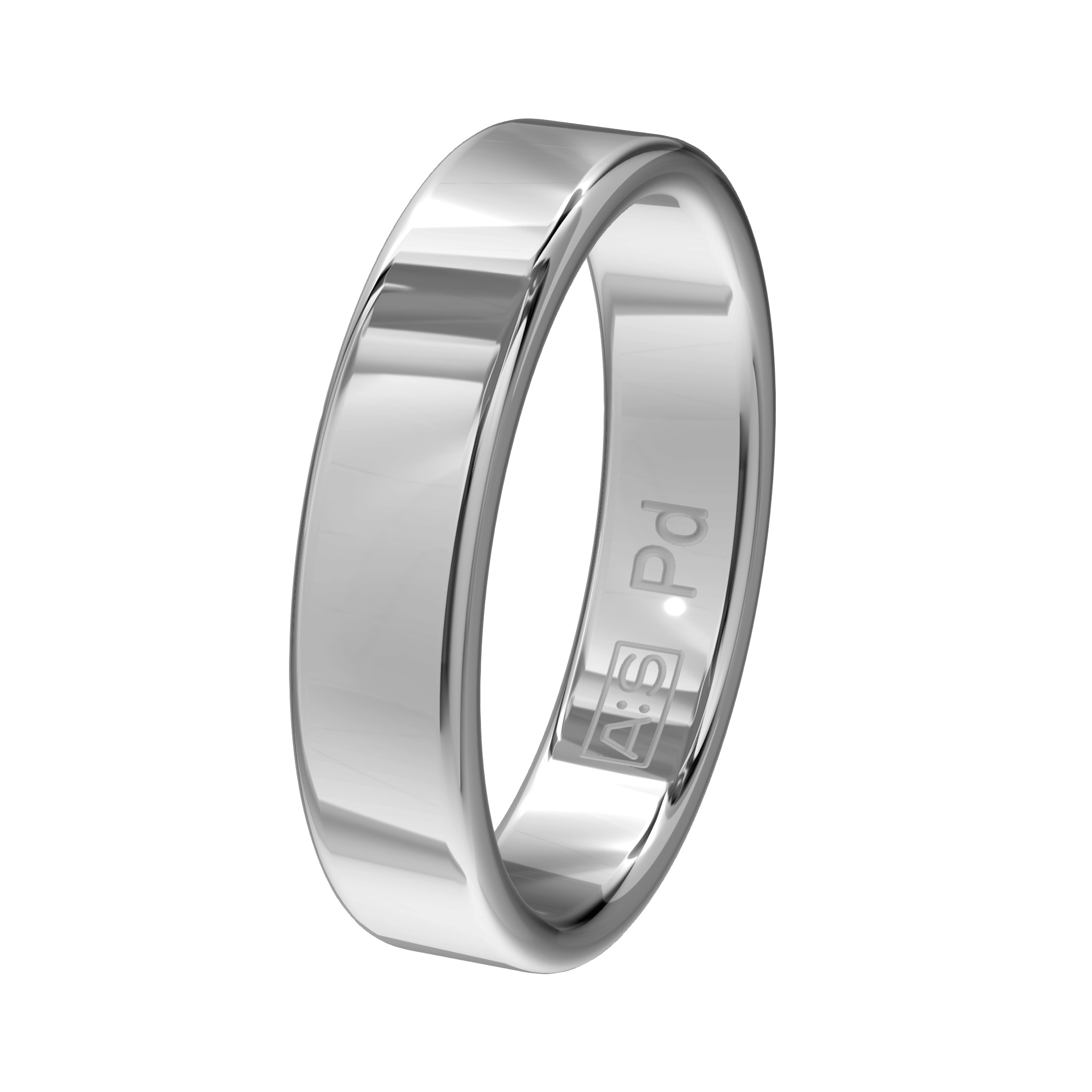 De ronde zijkanten geeft deze ring een unieke look. Deze look wordt nog eens versterkt omdat onze goudsmeden dit model zowel van een vlakke buiten- als binnenkant hebben voorzien. Zo krijg je een waar juweeltje!