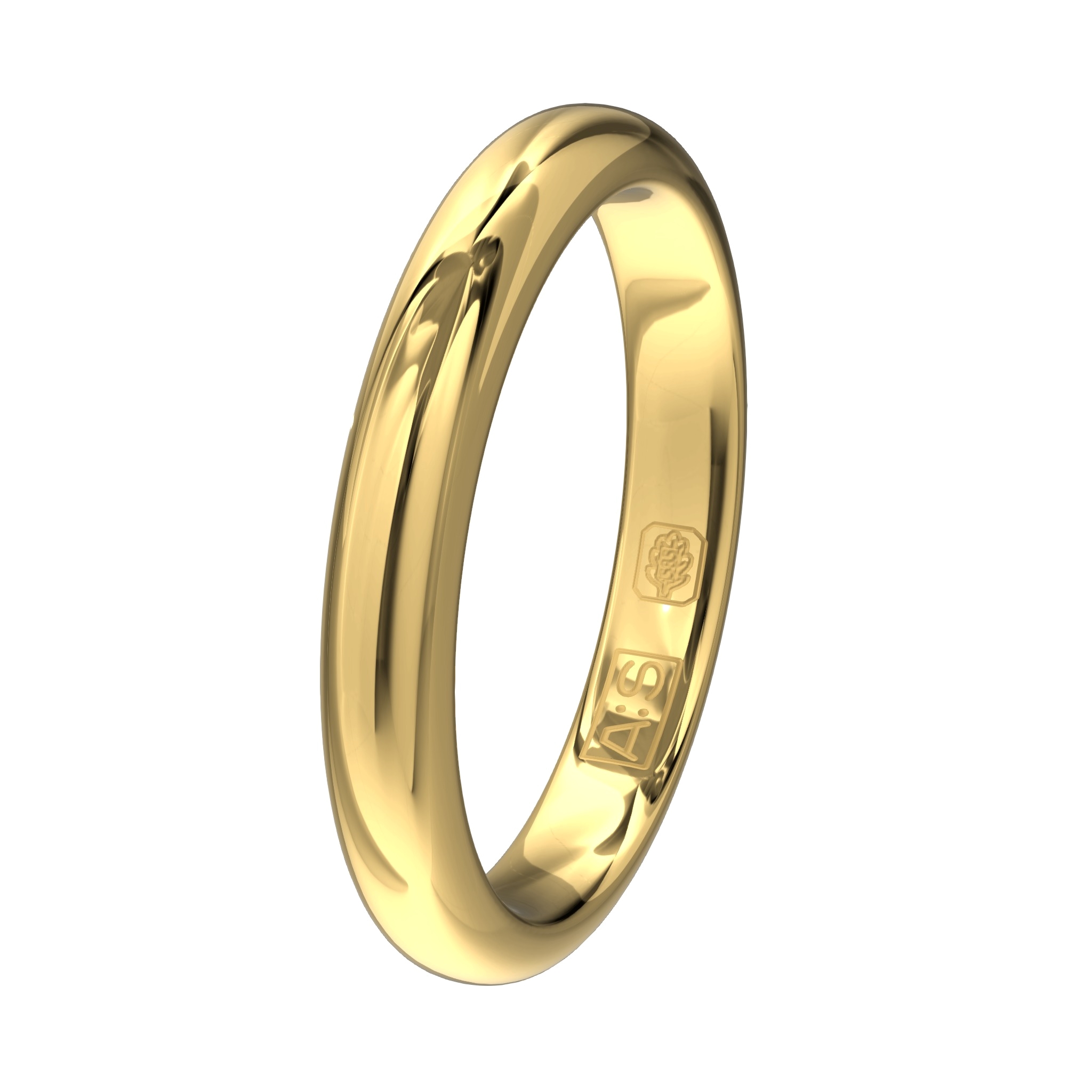 Deze chique ring heeft een bolle buitenkant en is voorzien van een lichte bolle binnenkant, waardoor je nauwelijks merkt dat je een ring om hebt. Als je voor een hoog draagcomfort gaat is dit jouw model!