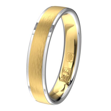 Net als jullie huwelijk, wil je je hele leven van je trouwring genieten. Deze ring met een ijsmat mattering voldoet hieraan