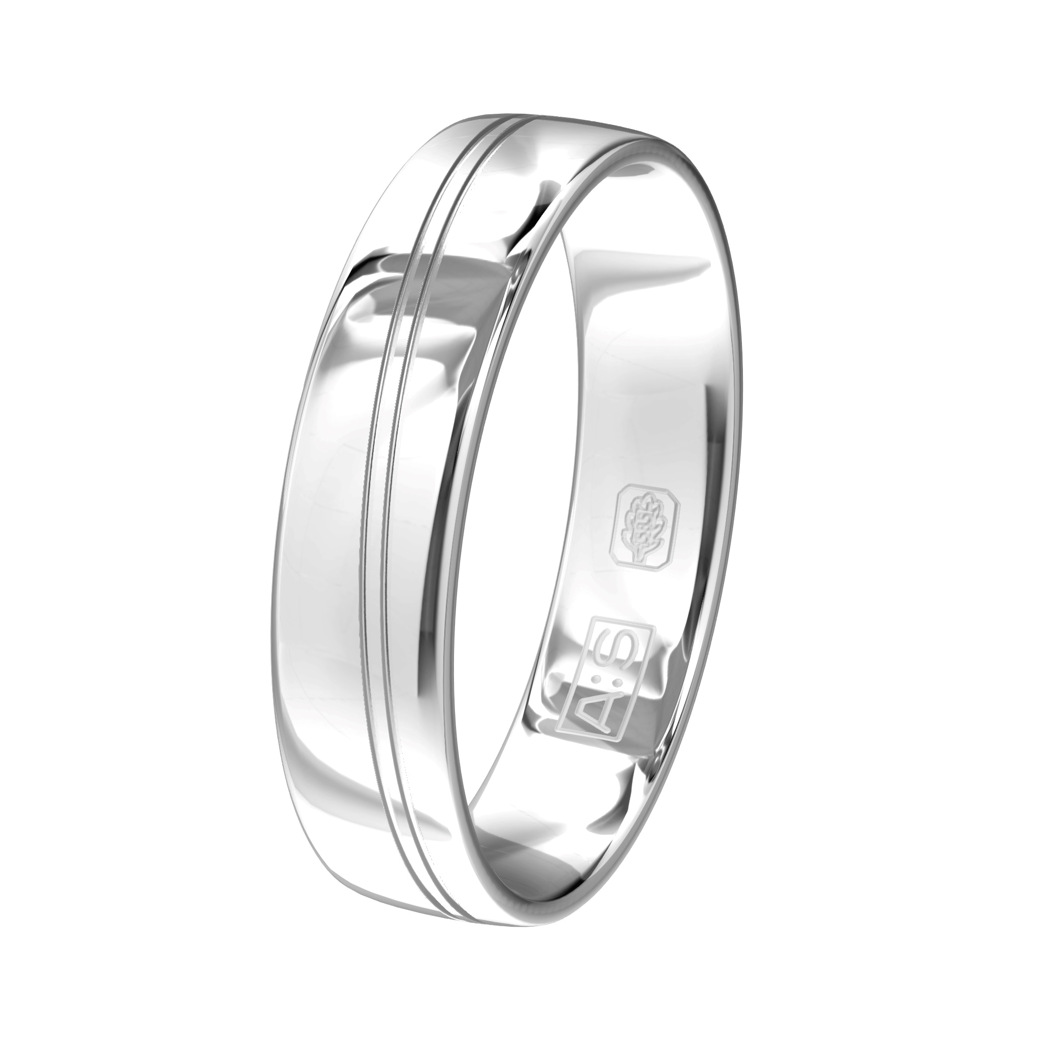 Wat een klassieke schoonheid! Twee subtiele diagonale bewerkingslijntjes in combinatie met een briljant maakt dit alles tot een prachtige combinatie!