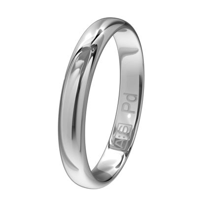 Een elegante ring met een bolle buitenkant, ronde zijkanten en een licht bolle binnenkant. Een klassieke ring van zeer hoge kwaliteit en duurzaamheid!